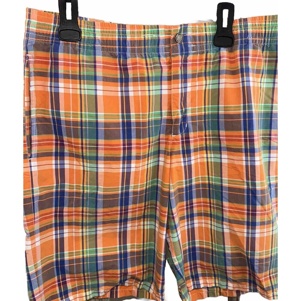 Polo Ralph Lauren Men’s Swim Trunks Board‎ Shorts Plaid Madras Multicolor XL